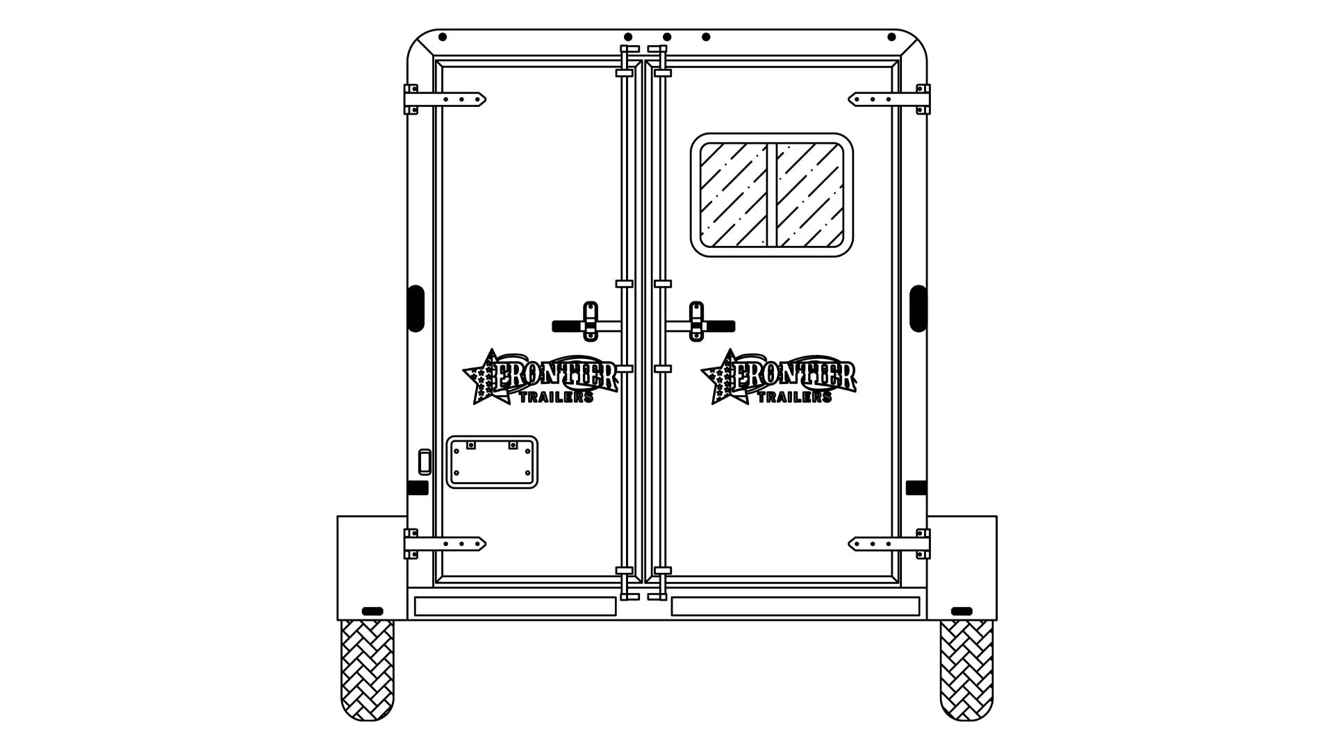 Frontier Trailers 2 HORSE TRAILERS Leonard Truck & Trailer, Inc., Ohio